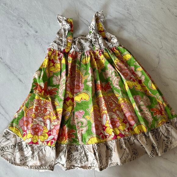Mustard Pie Dress Set Size 2T Road trip carousel - Picture 1 of 6